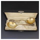 Towle "Georgian" Sterling Soup Spoons w/ Box