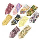 Silk Ties YSL, Zegna, Hermes, Ferragamo, More (10)