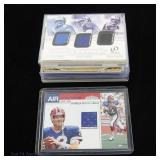 Football Jersey Cards, Many Auto & Numbered (12)
