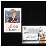 Greg Olsen Auto Rookie Cards (2)