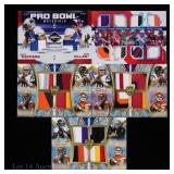 Football Combo Jersey Cards, Low Numbered (5)