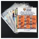 Chicago Bears Autographs (Halas Sayers More)