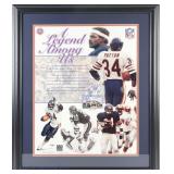 Walter Payton Signed Legend Montage (PSA)