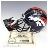 Terrell Davis Signed Broncos Mini Helmet COA