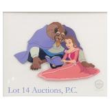 1994 Beauty And The Beast Framed Serigraph Cel