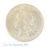 1865 USA Nickel 3-Cent Piece (BU)