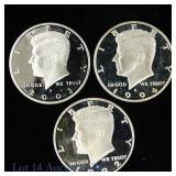 1994s - 2003s USA Silver Cameo Prf Kennedy 50c, 3