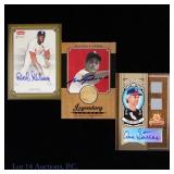 Baseball HOF Gibson, Sutton, Aparicio Auto Cards