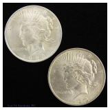 1923 (P) US Silver Peace Dollars (*CH BU)