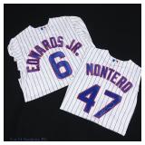 Edwards Jr & Montero Signed Cubs Jerseys