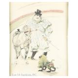Henri de Toulouse Lautrec 'At the Circus' Litho