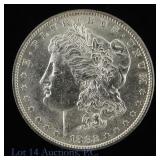 1882-S US Silver Morgan Dollar (CH BU P/L*)