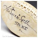 Ken Stabler Signed Raiders LE Football