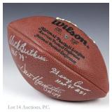 Bears HOF Sgd Football Butkus, Connor, Hampton
