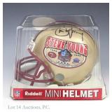 Steve Young Branded & Signed 49ers Mini Helmet