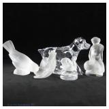 Crystal Paperweights (Baccarat, Lalique)