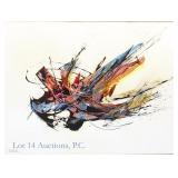 Leonardo Nierman Original Signed Acrylic Painting