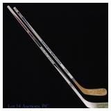 Bobby Hull & Dennis Hull Signed Hockey Sticks (2)