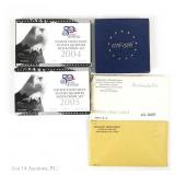 U.S. Mint Silver Proof & Unc. Mint Coin Sets, 5