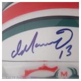 Dan Marino Signed Dolphins Mini Helmet COA