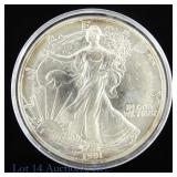 1991 (P) American Silver Eagle $1 Bullion Coin