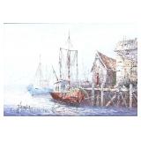 Florence Wilkins Furst Original Large Oil Painting