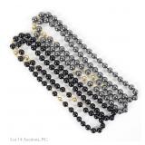 Hematite/14K YG & Nephrite/14K YG Necklaces (2)