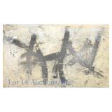 Huge Jamali Painting - Untitled (Abstract) 8' x 5'