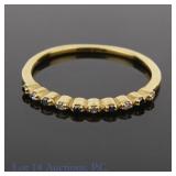 14k Yellow Gold & Diamond Ring