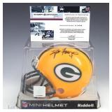 Brett Favre Signed Packers Mini Helmet COA
