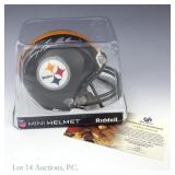 Terry Bradshaw Signed Steelers Mini Helmet COA