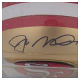 Joe Montana Signed 49ers Mini Helmet Beckett
