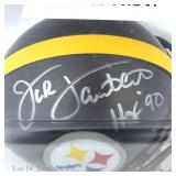 Jack Lambert Signed Steelers Mini Helmet PSA