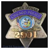 '05 Chicago Police 150th Ann. Badge #2901 OBSOLETE