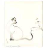 Style of Shutei Ota Ink Wash Print