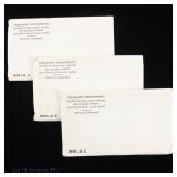 1970 P,D,S US 40%-Silver Unc Mint Sets (3)