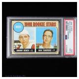 1968 Topps #247 J. Bench / Tompkins Rookie PSA 2