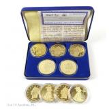 Replica 24 KT Clad $20 Double Eagles, 9