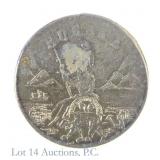 1885 Round California Gold 50 Cent Charm