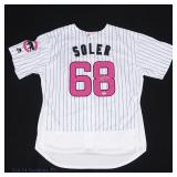 Jorge Soler Signed Breast Cancer Jersey PSA