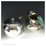 Emilia Castillo Silver Plated Frog Tea Set