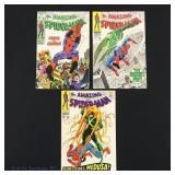 Amazing Spider-Man #62, 64, 68 Key MARVEL (3)
