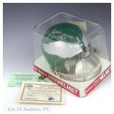 Chuck Bednarik Signed Eagles Mini Helmet COA