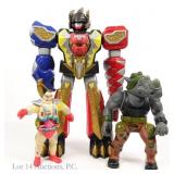 TMNT 11' Krang, Megazord, Rocksteady Toys (3)