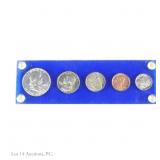 1951 (P) US Silver Proof 5-Coin Set