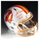 Ronde Barber Signed Buccaneers FS Helmet COA