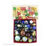 Marbles And Dice Variety Lot