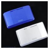 Nintendo DS Consoles Platinum & Blue T&W (2)