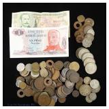 Various Silver & Copper World Coins & Currencies