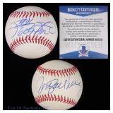 Sammy Sosa And Ryne Sandberg Signed Baseballs